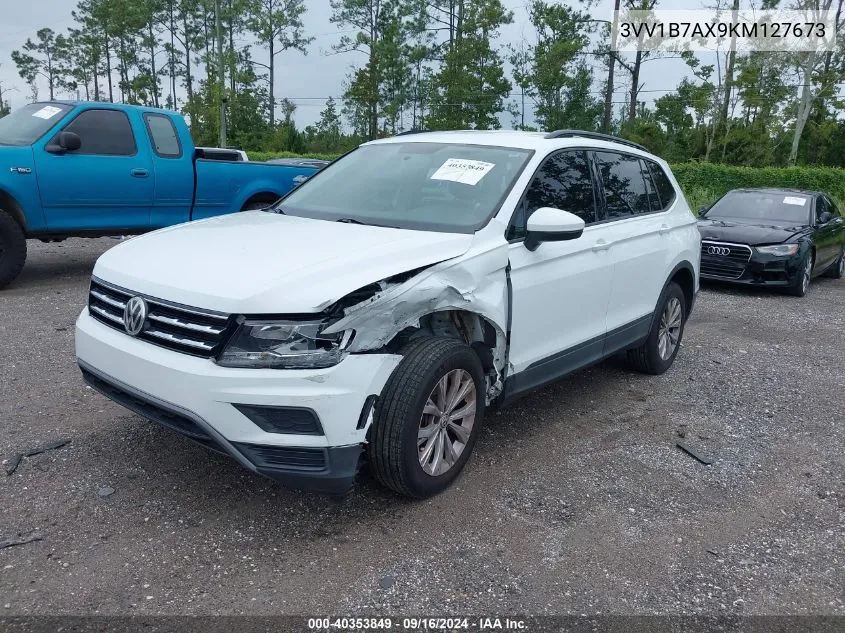 3VV1B7AX9KM127673 2019 Volkswagen Tiguan 2.0T S