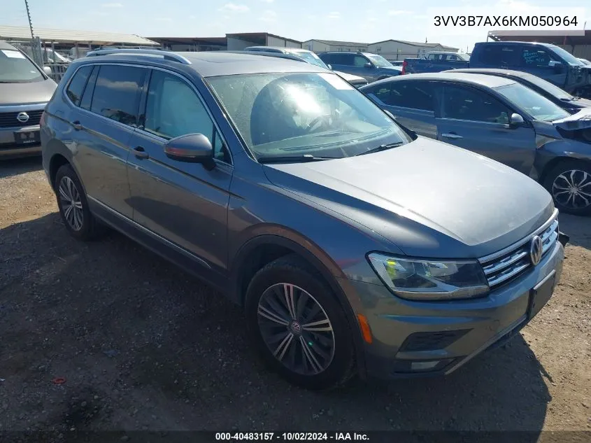 2019 Volkswagen Tiguan 2.0T Se/2.0T Sel/2.0T Sel R-Line/2.0T Sel R-Line Black VIN: 3VV3B7AX6KM050964 Lot: 40483157