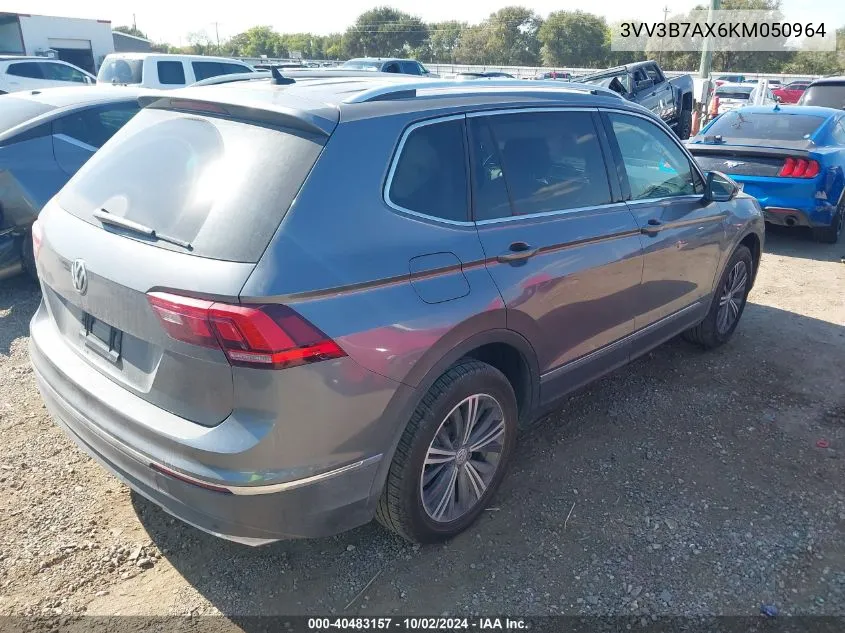 2019 Volkswagen Tiguan 2.0T Se/2.0T Sel/2.0T Sel R-Line/2.0T Sel R-Line Black VIN: 3VV3B7AX6KM050964 Lot: 40483157