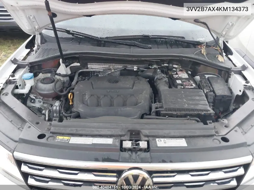 3VV2B7AX4KM134373 2019 Volkswagen Tiguan 2.0T Se/2.0T Sel/2.0T Sel R-Line/2.0T Sel R-Line Black