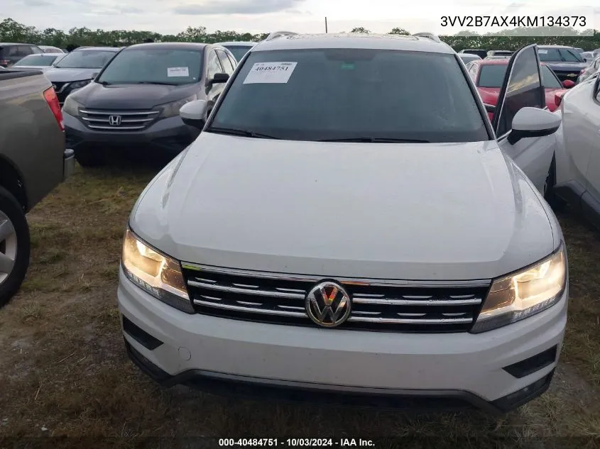 2019 Volkswagen Tiguan 2.0T Se/2.0T Sel/2.0T Sel R-Line/2.0T Sel R-Line Black VIN: 3VV2B7AX4KM134373 Lot: 40484751