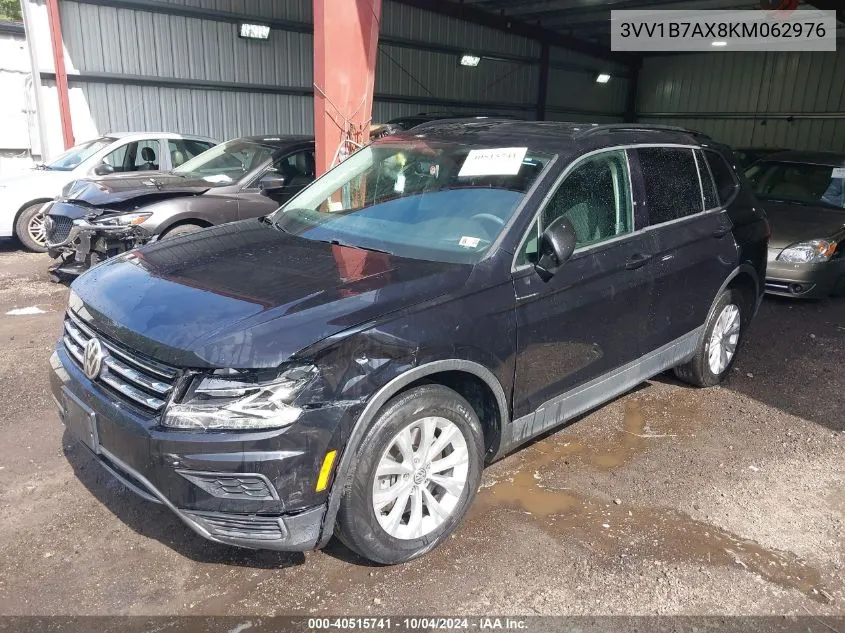 2019 Volkswagen Tiguan 2.0T S VIN: 3VV1B7AX8KM062976 Lot: 40515741