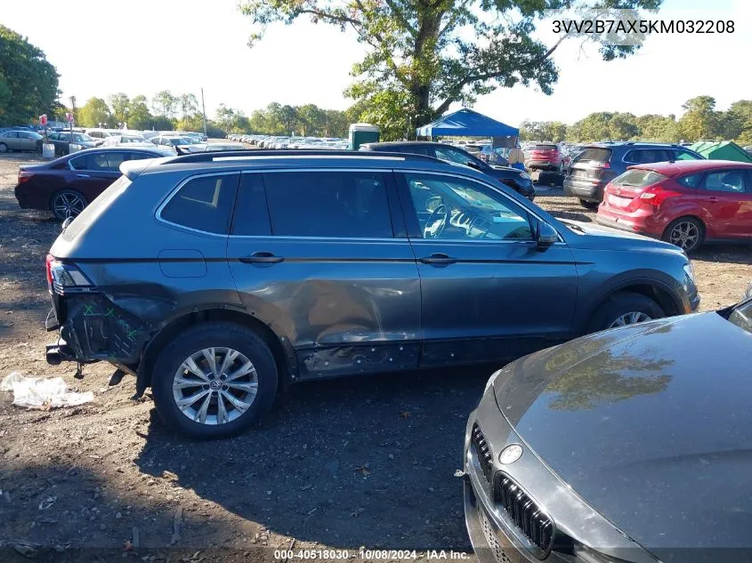 2019 Volkswagen Tiguan 2.0T Se/2.0T Sel/2.0T Sel R-Line/2.0T Sel R-Line Black VIN: 3VV2B7AX5KM032208 Lot: 40518030