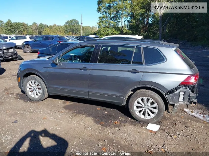 2019 Volkswagen Tiguan 2.0T Se/2.0T Sel/2.0T Sel R-Line/2.0T Sel R-Line Black VIN: 3VV2B7AX5KM032208 Lot: 40518030