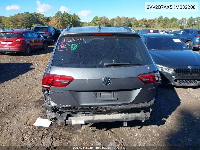 2019 Volkswagen Tiguan 2.0T Se/2.0T Sel/2.0T Sel R-Line/2.0T Sel R-Line Black VIN: 3VV2B7AX5KM032208 Lot: 40518030