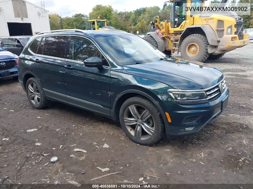 2019 Volkswagen Tiguan 2.0T Sel Premium/2.0T Sel Premium R-Line VIN: 3VV4B7AXXKM008902 Lot: 40536581