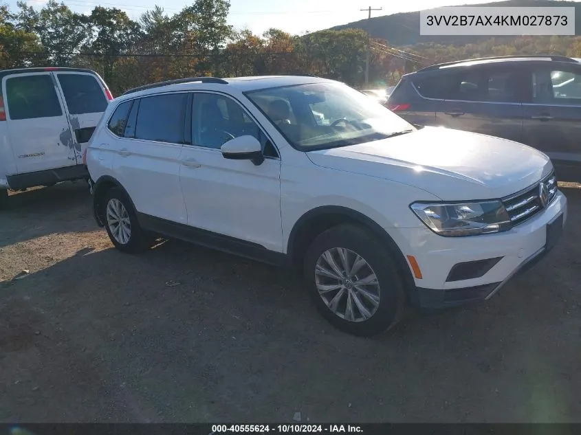 2019 Volkswagen Tiguan 2.0T Se/2.0T Sel/2.0T Sel R-Line/2.0T Sel R-Line Black VIN: 3VV2B7AX4KM027873 Lot: 40555624