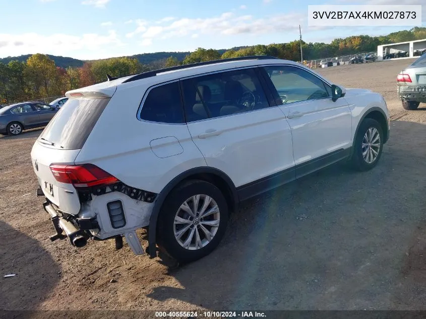 2019 Volkswagen Tiguan 2.0T Se/2.0T Sel/2.0T Sel R-Line/2.0T Sel R-Line Black VIN: 3VV2B7AX4KM027873 Lot: 40555624