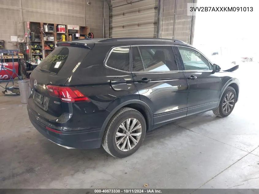 2019 Volkswagen Tiguan 2.0T Se/2.0T Sel/2.0T Sel R-Line/2.0T Sel R-Line Black VIN: 3VV2B7AXXKM091013 Lot: 40573330