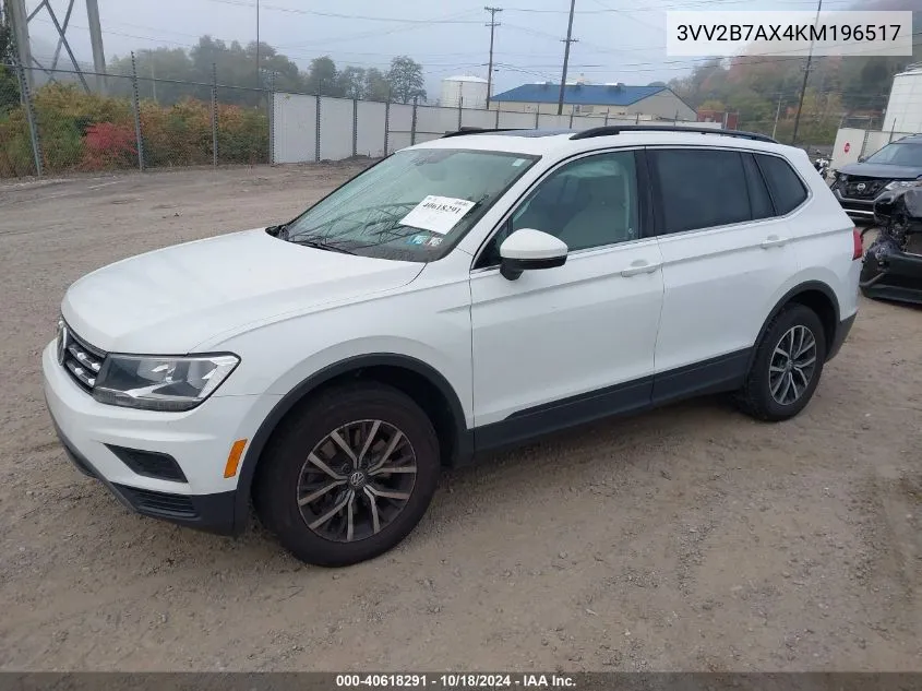 2019 Volkswagen Tiguan 2.0T Se/2.0T Sel/2.0T Sel R-Line/2.0T Sel R-Line Black VIN: 3VV2B7AX4KM196517 Lot: 40618291