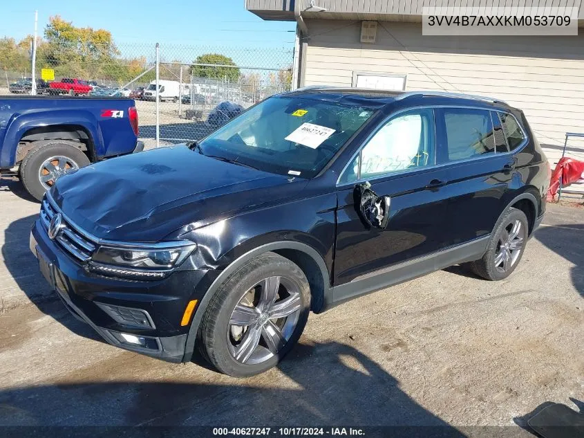 2019 Volkswagen Tiguan Sel Premium/Sel Premium R VIN: 3VV4B7AXXKM053709 Lot: 40627247