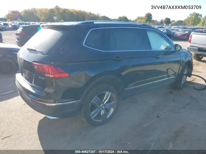 2019 Volkswagen Tiguan Sel Premium/Sel Premium R VIN: 3VV4B7AXXKM053709 Lot: 40627247