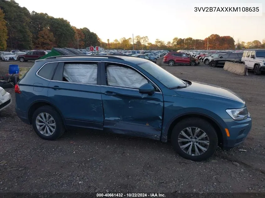 2019 Volkswagen Tiguan 2.0T Se/2.0T Sel/2.0T Sel R-Line/2.0T Sel R-Line Black VIN: 3VV2B7AXXKM108635 Lot: 40661432