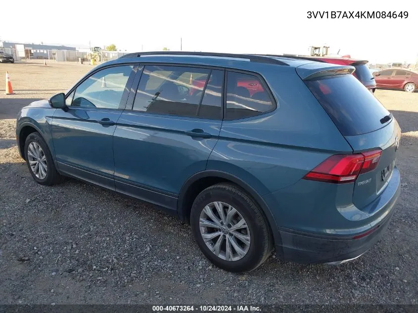 3VV1B7AX4KM084649 2019 Volkswagen Tiguan S