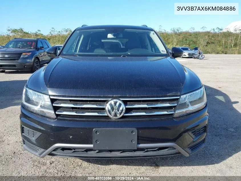 2019 Volkswagen Tiguan 2.0T Se/2.0T Sel/2.0T Sel R-Line/2.0T Sel R-Line Black VIN: 3VV3B7AX6KM084886 Lot: 40703056