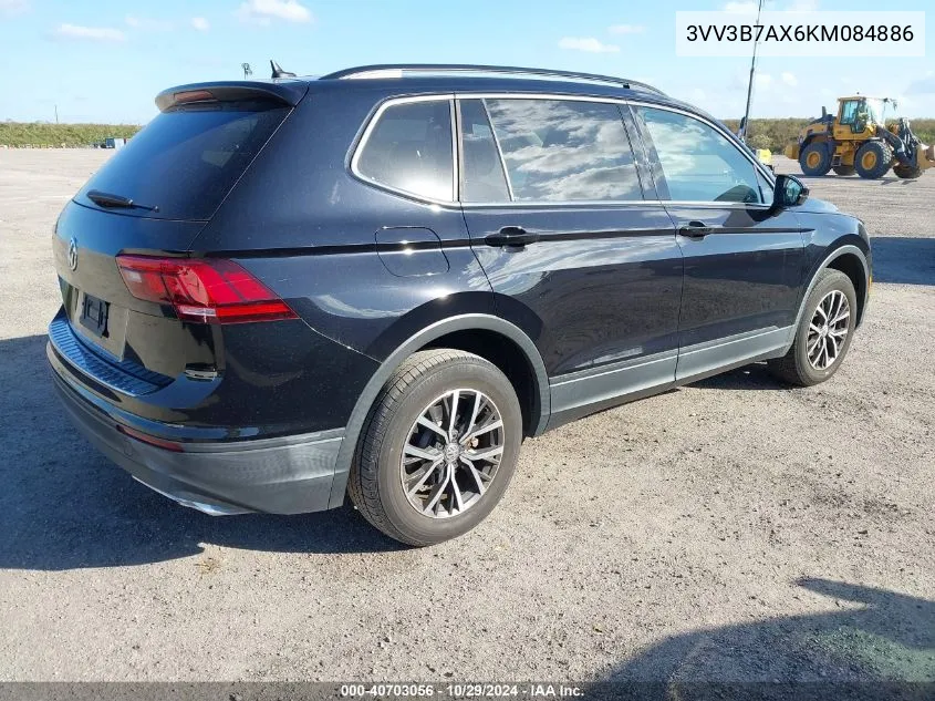 2019 Volkswagen Tiguan 2.0T Se/2.0T Sel/2.0T Sel R-Line/2.0T Sel R-Line Black VIN: 3VV3B7AX6KM084886 Lot: 40703056