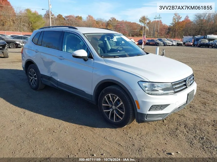 2019 Volkswagen Tiguan 2.0T Se/2.0T Sel/2.0T Sel R-Line/2.0T Sel R-Line Black VIN: 3VV2B7AX7KM061855 Lot: 40711189