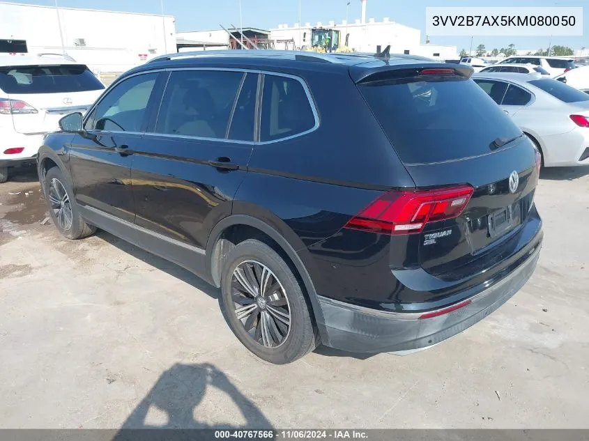 2019 Volkswagen Tiguan 2.0T Se/2.0T Sel/2.0T Sel R-Line/2.0T Sel R-Line Black VIN: 3VV2B7AX5KM080050 Lot: 40767566