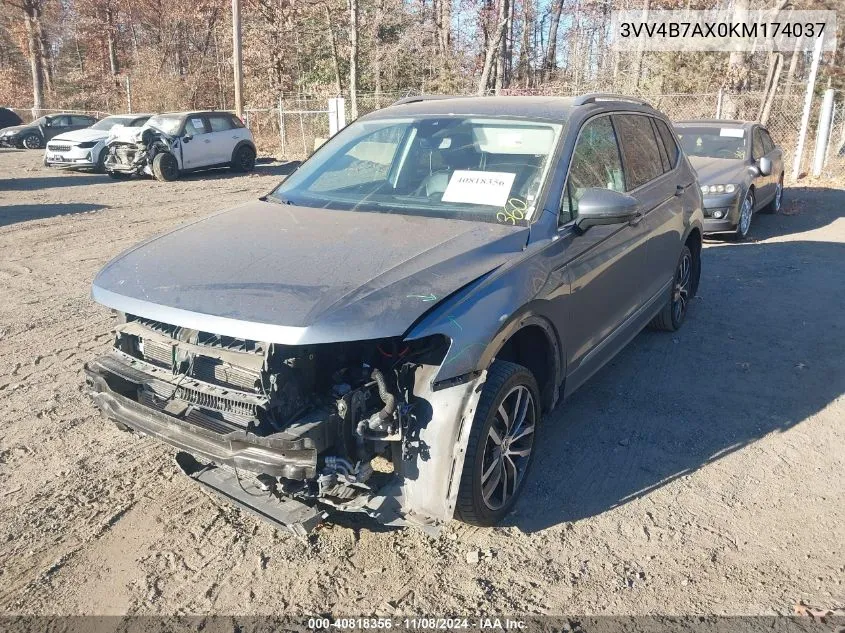 2019 Volkswagen Tiguan 2.0T Sel Premium/2.0T Sel Premium R-Line VIN: 3VV4B7AX0KM174037 Lot: 40818356