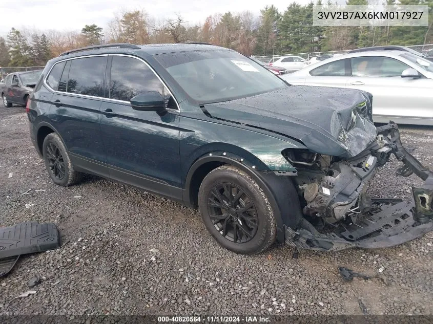 2019 Volkswagen Tiguan 2.0T Se/2.0T Sel/2.0T Sel R-Line/2.0T Sel R-Line Black VIN: 3VV2B7AX6KM017927 Lot: 40820564