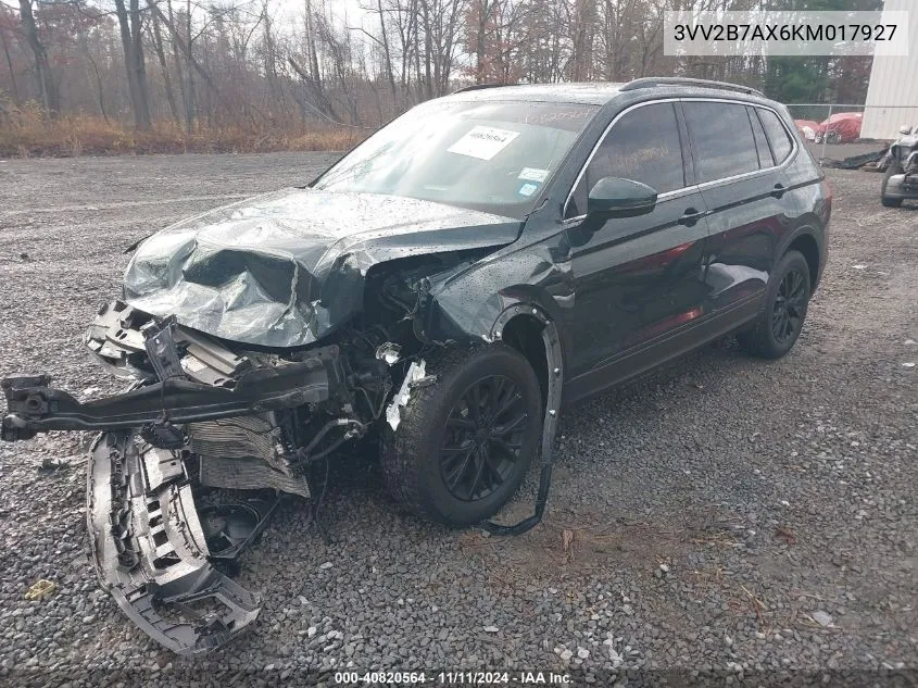 2019 Volkswagen Tiguan 2.0T Se/2.0T Sel/2.0T Sel R-Line/2.0T Sel R-Line Black VIN: 3VV2B7AX6KM017927 Lot: 40820564