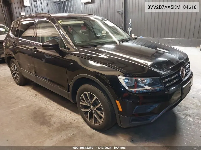 2019 Volkswagen Tiguan 2.0T Se/2.0T Sel/2.0T Sel R-Line/2.0T Sel R-Line Black VIN: 3VV2B7AX5KM184618 Lot: 40842280