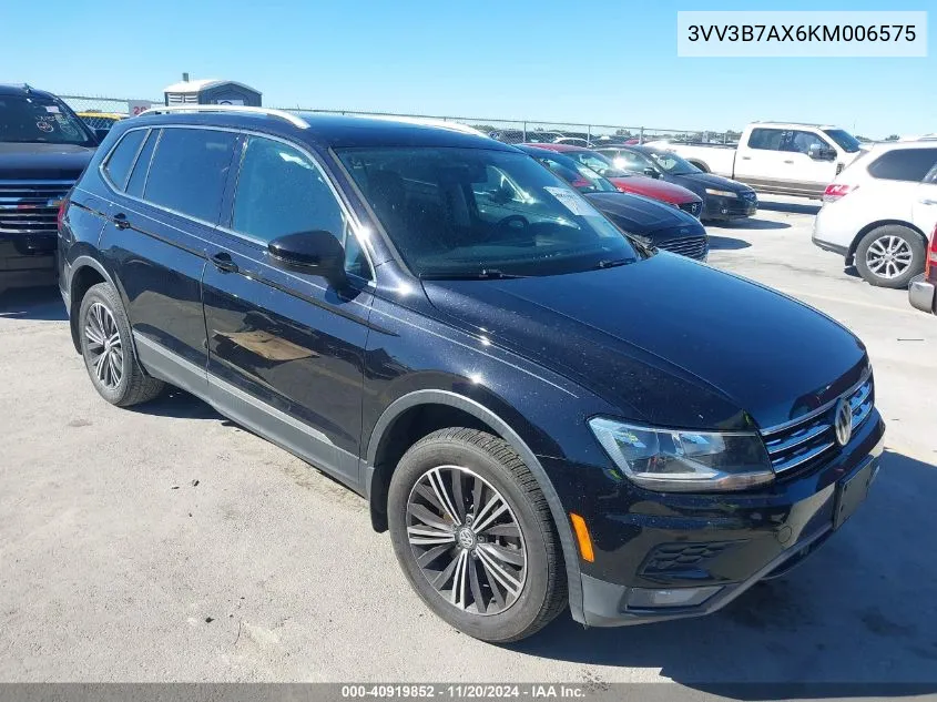 2019 Volkswagen Tiguan 2.0T Se/2.0T Sel/2.0T Sel R-Line/2.0T Sel R-Line Black VIN: 3VV3B7AX6KM006575 Lot: 40919852