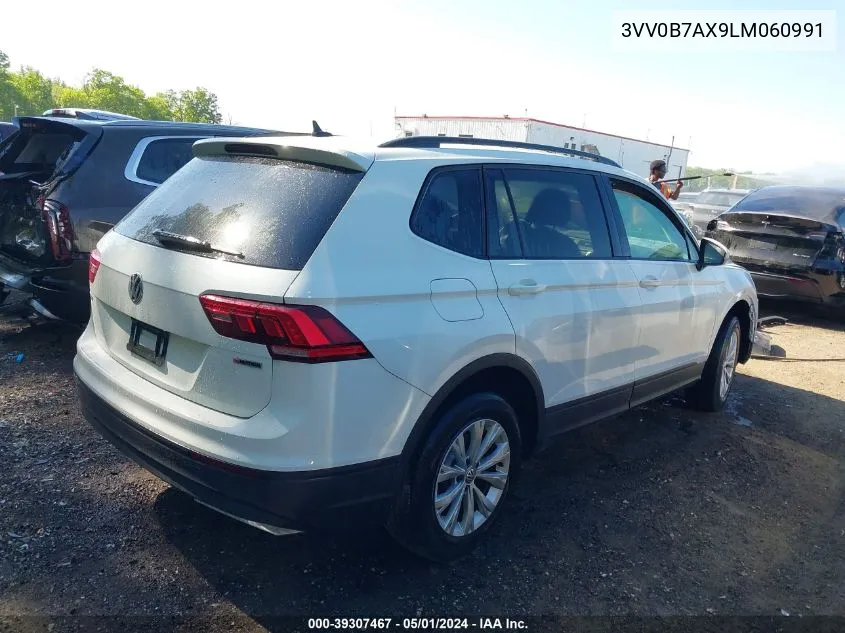 3VV0B7AX9LM060991 2020 Volkswagen Tiguan 2.0T S