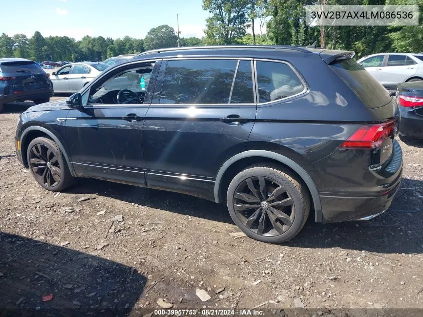 2020 Volkswagen Tiguan 2.0T Se/2.0T Se R-Line Black/2.0T Sel VIN: 3VV2B7AX4LM086536 Lot: 39957753