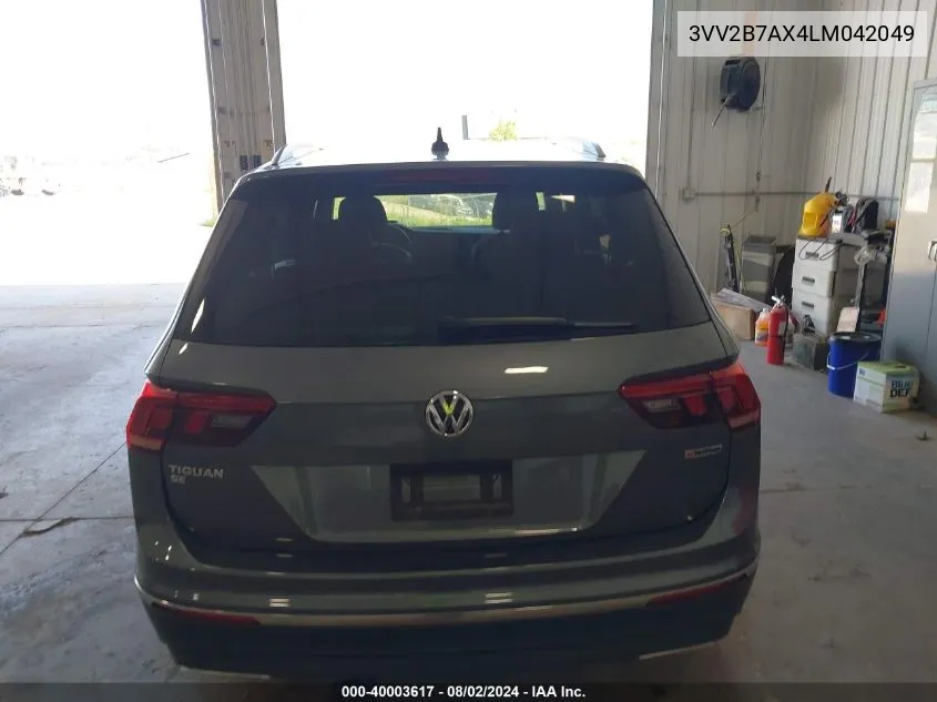 2020 Volkswagen Tiguan 2.0T Se/2.0T Se R-Line Black/2.0T Sel VIN: 3VV2B7AX4LM042049 Lot: 40003617