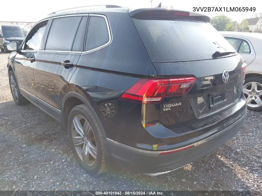 2020 Volkswagen Tiguan 2.0T Se/2.0T Se R-Line Black/2.0T Sel VIN: 3VV2B7AX1LM065949 Lot: 40101842