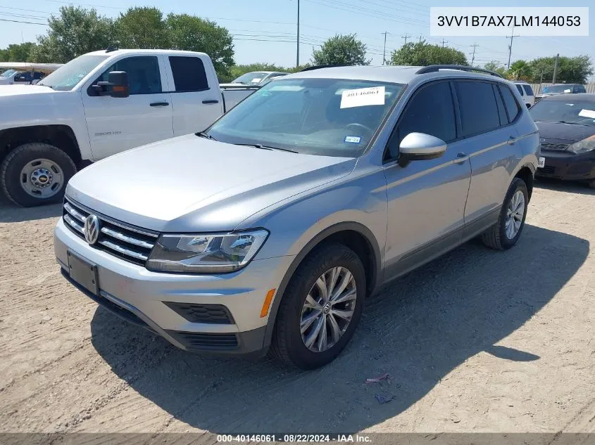 2020 Volkswagen Tiguan 2.0T S VIN: 3VV1B7AX7LM144053 Lot: 40146061