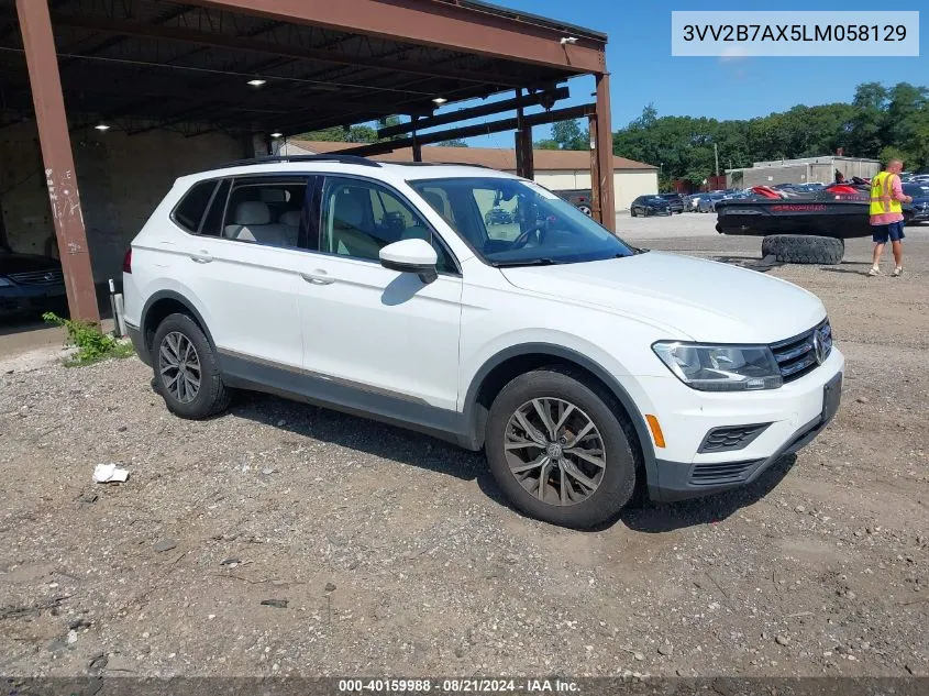 2020 Volkswagen Tiguan Se/Sel VIN: 3VV2B7AX5LM058129 Lot: 40159988