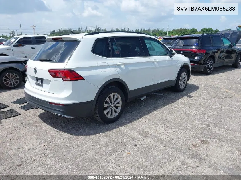 2020 Volkswagen Tiguan S VIN: 3VV1B7AX6LM055283 Lot: 40162072