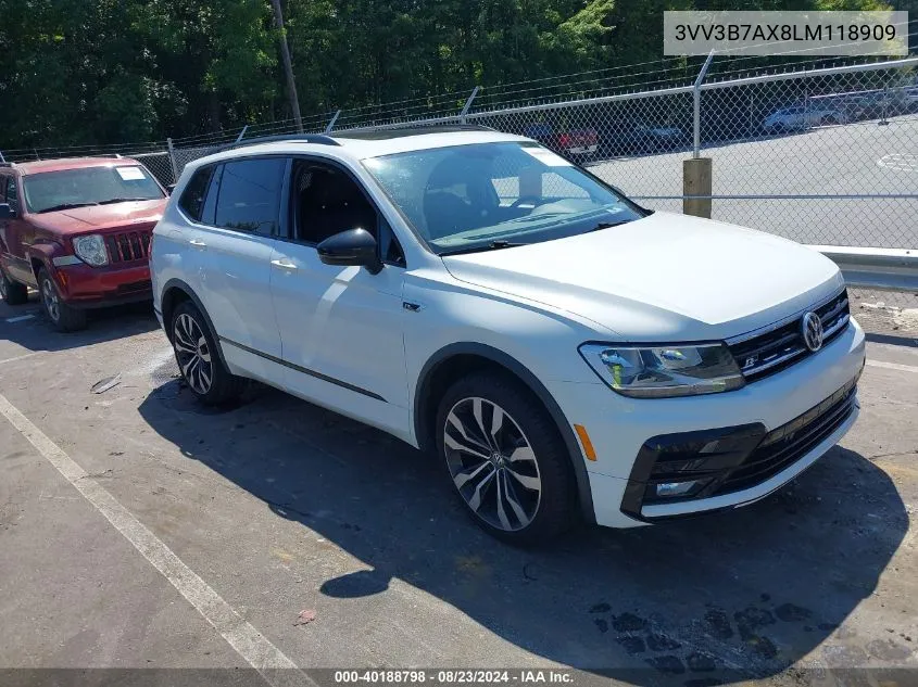 2020 Volkswagen Tiguan 2.0T Se/2.0T Se R-Line Black/2.0T Sel VIN: 3VV3B7AX8LM118909 Lot: 40188798