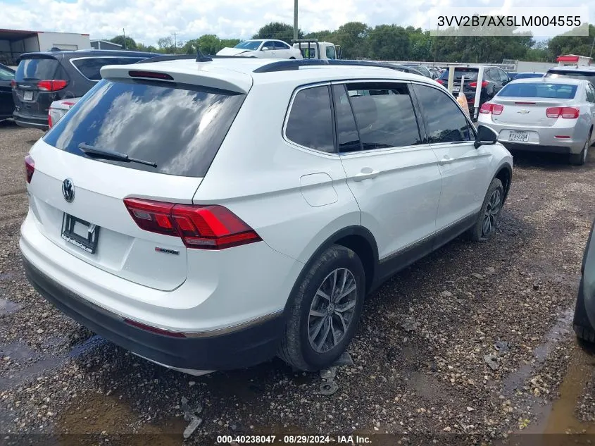 2020 Volkswagen Tiguan 2.0T Se/2.0T Se R-Line Black/2.0T Sel VIN: 3VV2B7AX5LM004555 Lot: 40238047