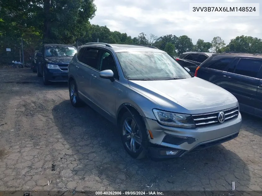 3VV3B7AX6LM148524 2020 Volkswagen Tiguan Se/Sel