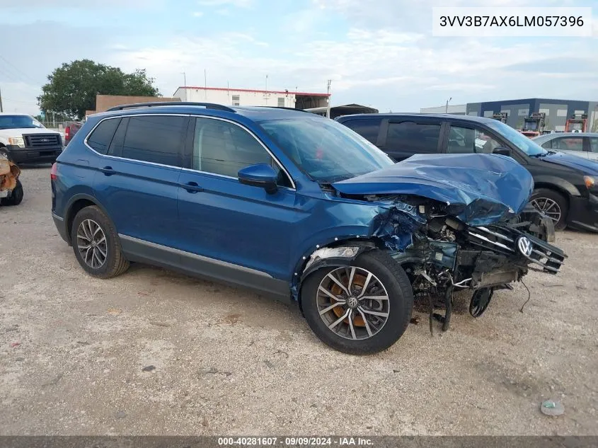 2020 Volkswagen Tiguan VIN: 3VV3B7AX6LM057396 Lot: 40281607