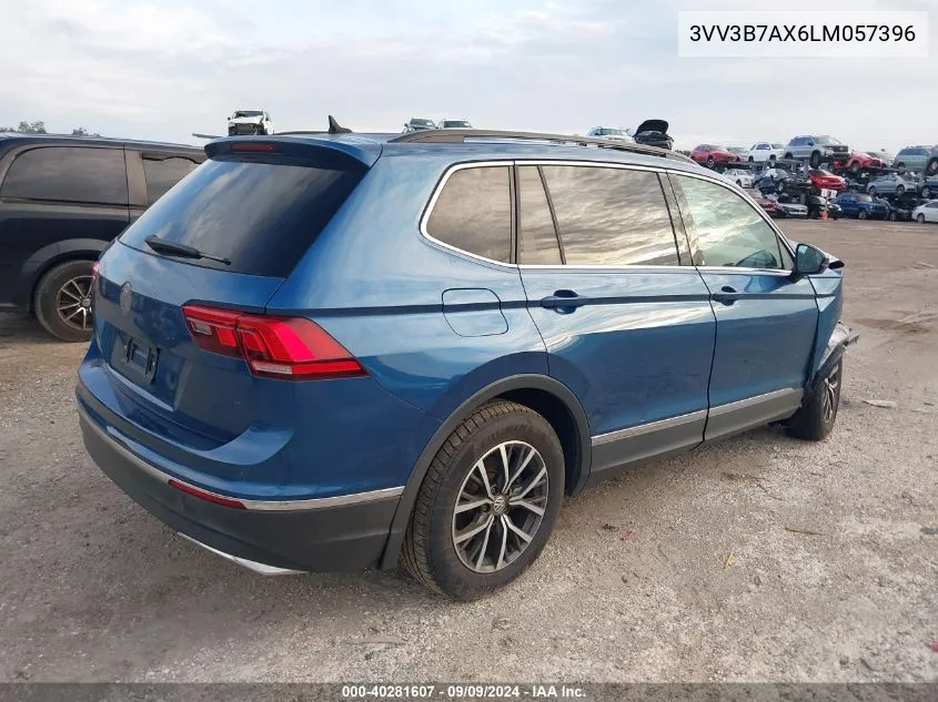 2020 Volkswagen Tiguan VIN: 3VV3B7AX6LM057396 Lot: 40281607