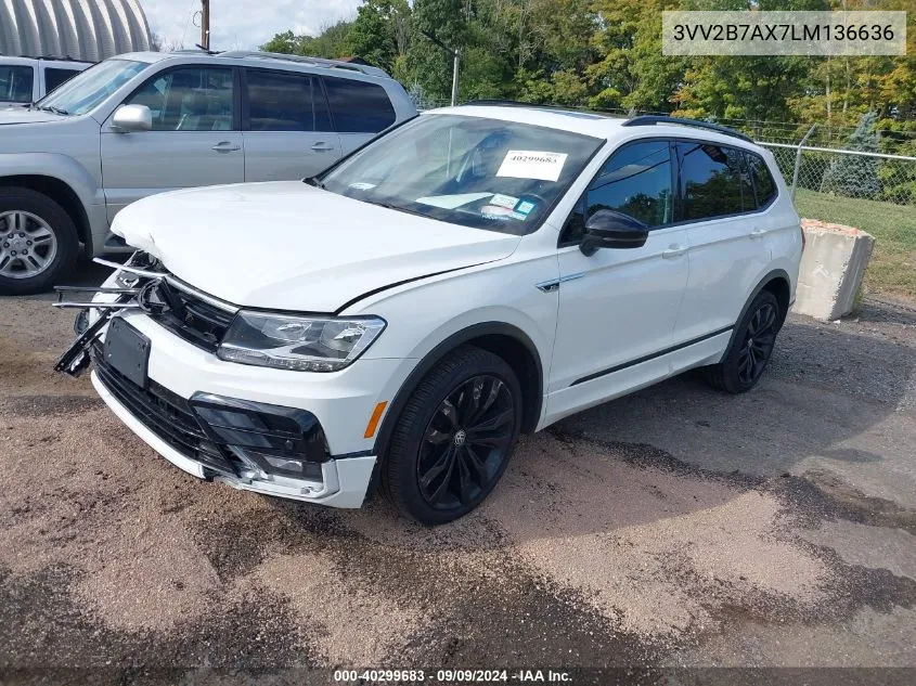 2020 Volkswagen Tiguan 2.0T Se/2.0T Se R-Line Black/2.0T Sel VIN: 3VV2B7AX7LM136636 Lot: 40299683