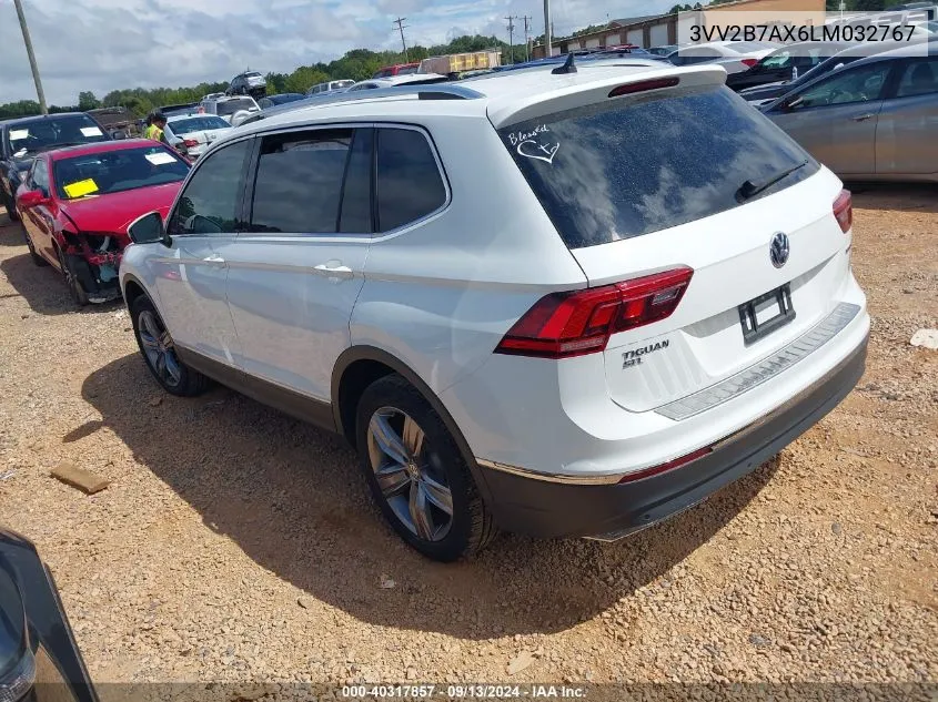 2020 Volkswagen Tiguan Se/Sel VIN: 3VV2B7AX6LM032767 Lot: 40317857