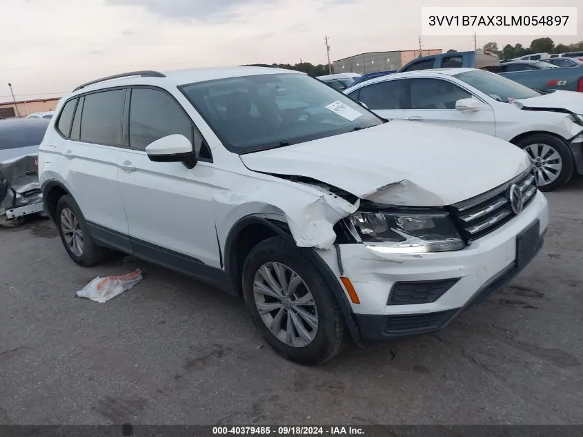 2020 Volkswagen Tiguan S VIN: 3VV1B7AX3LM054897 Lot: 40379485