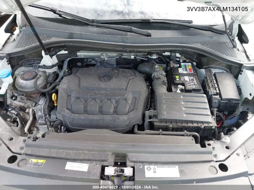 3VV3B7AX4LM134105 2020 Volkswagen Tiguan Se/Sel