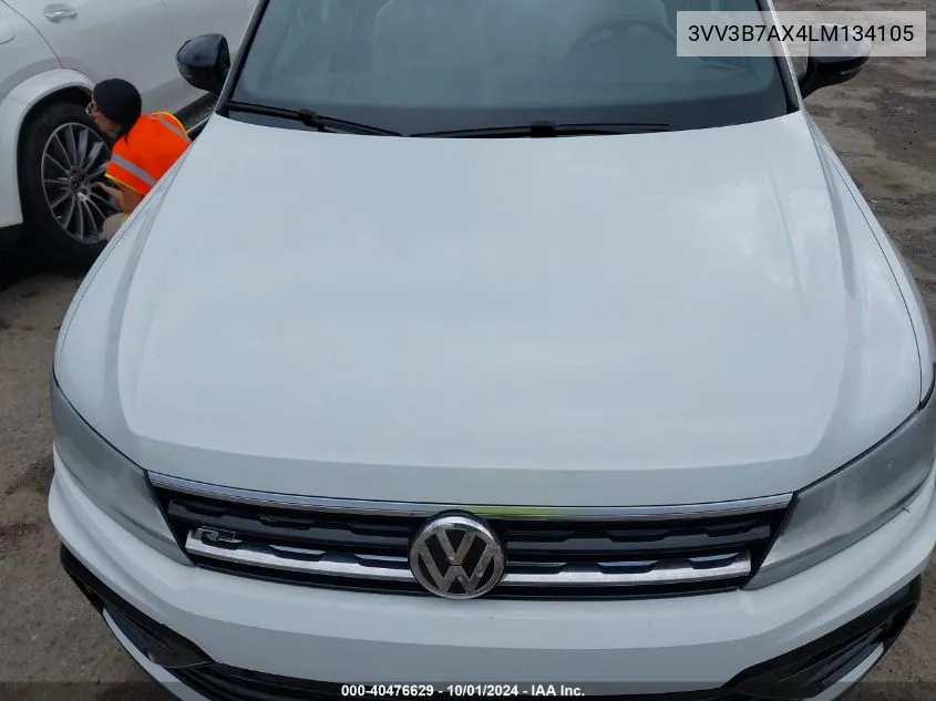 2020 Volkswagen Tiguan Se/Sel VIN: 3VV3B7AX4LM134105 Lot: 40476629