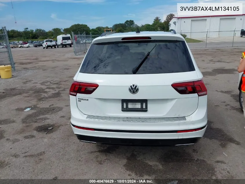 2020 Volkswagen Tiguan Se/Sel VIN: 3VV3B7AX4LM134105 Lot: 40476629