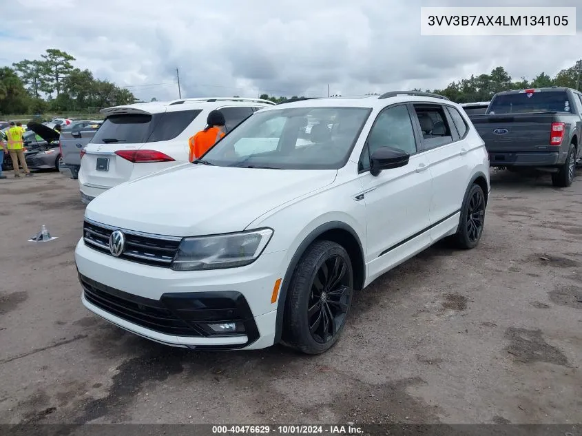 2020 Volkswagen Tiguan Se/Sel VIN: 3VV3B7AX4LM134105 Lot: 40476629