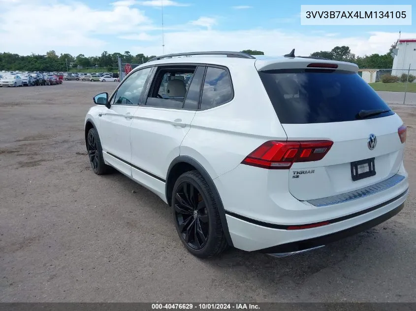 2020 Volkswagen Tiguan Se/Sel VIN: 3VV3B7AX4LM134105 Lot: 40476629