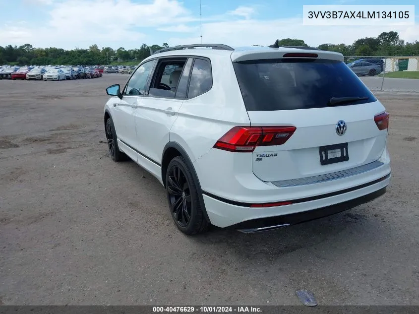 2020 Volkswagen Tiguan Se/Sel VIN: 3VV3B7AX4LM134105 Lot: 40476629