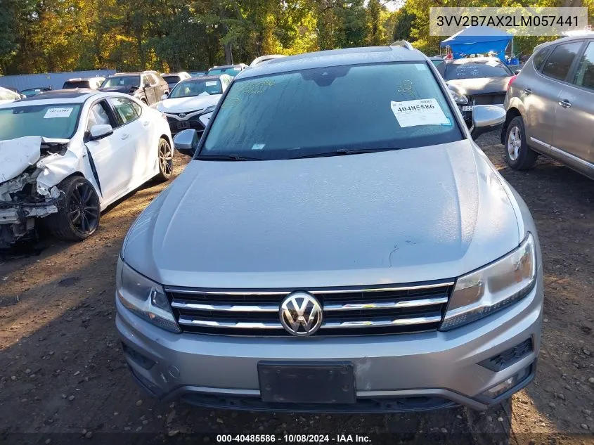 2020 Volkswagen Tiguan 2.0T Se/2.0T Se R-Line Black/2.0T Sel VIN: 3VV2B7AX2LM057441 Lot: 40485586