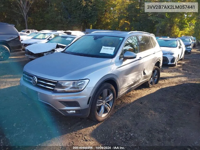 2020 Volkswagen Tiguan 2.0T Se/2.0T Se R-Line Black/2.0T Sel VIN: 3VV2B7AX2LM057441 Lot: 40485586